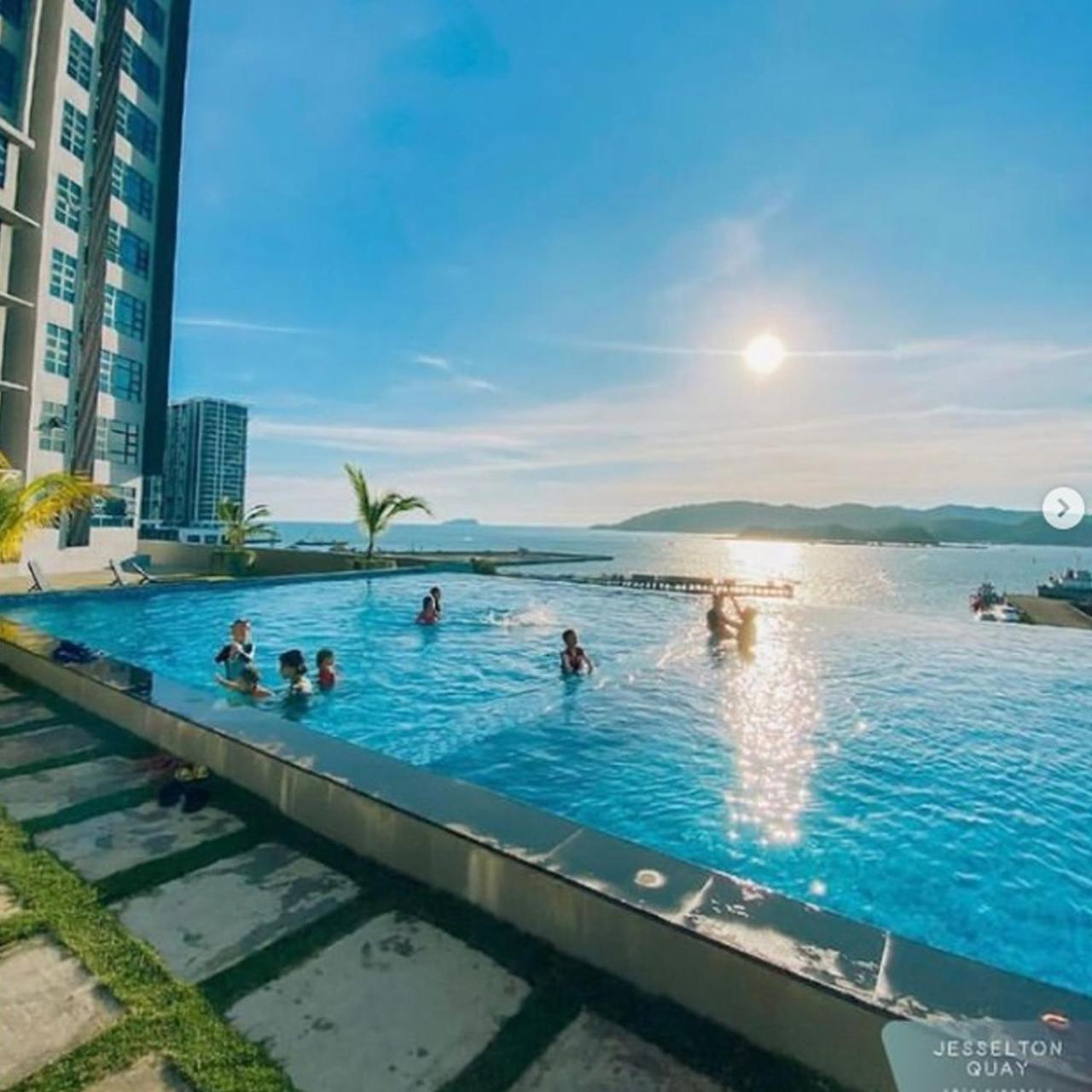 Ferienwohnung Mango House3-Sea View/ Wifi/ Water Filter/biggest unit@JQ Kota Kinabalu Exterior foto
