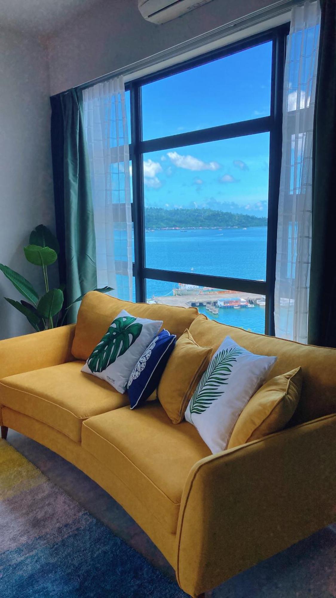 Ferienwohnung Mango House3-Sea View/ Wifi/ Water Filter/biggest unit@JQ Kota Kinabalu Exterior foto