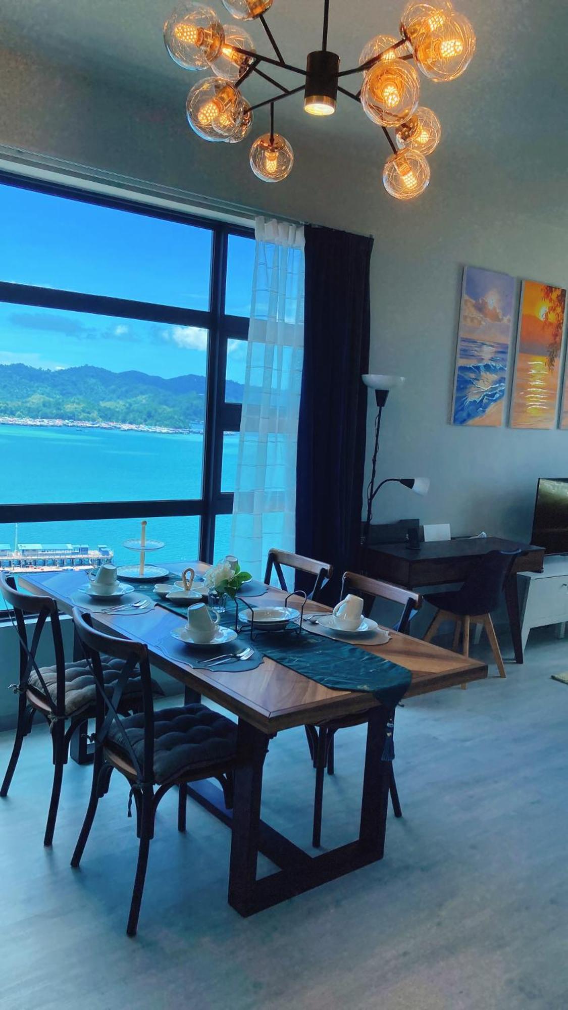 Ferienwohnung Mango House3-Sea View/ Wifi/ Water Filter/biggest unit@JQ Kota Kinabalu Exterior foto